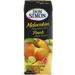 ZUMO DE MELOCOTON/UVA BRICK 200ML PACK 6