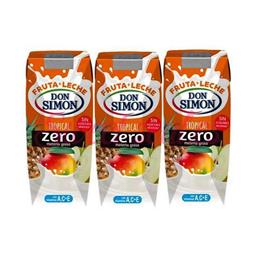 LECHE+FRUTA TROPICAL ZERO 330 ML